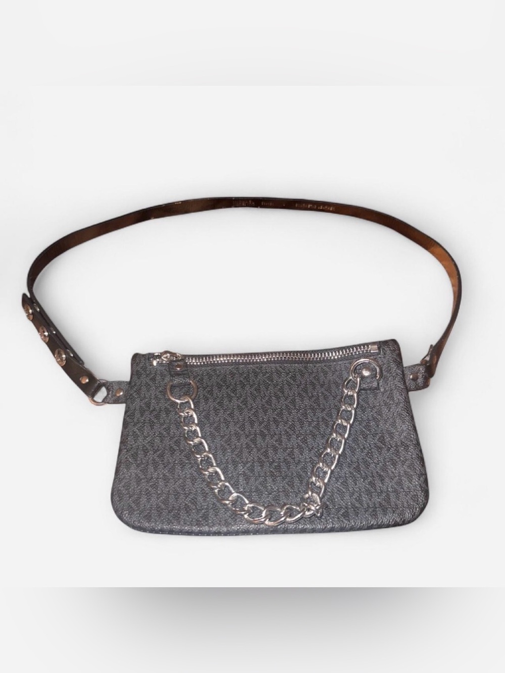 Michael Kors Belt Bag with Silver Chain Accent NWOT